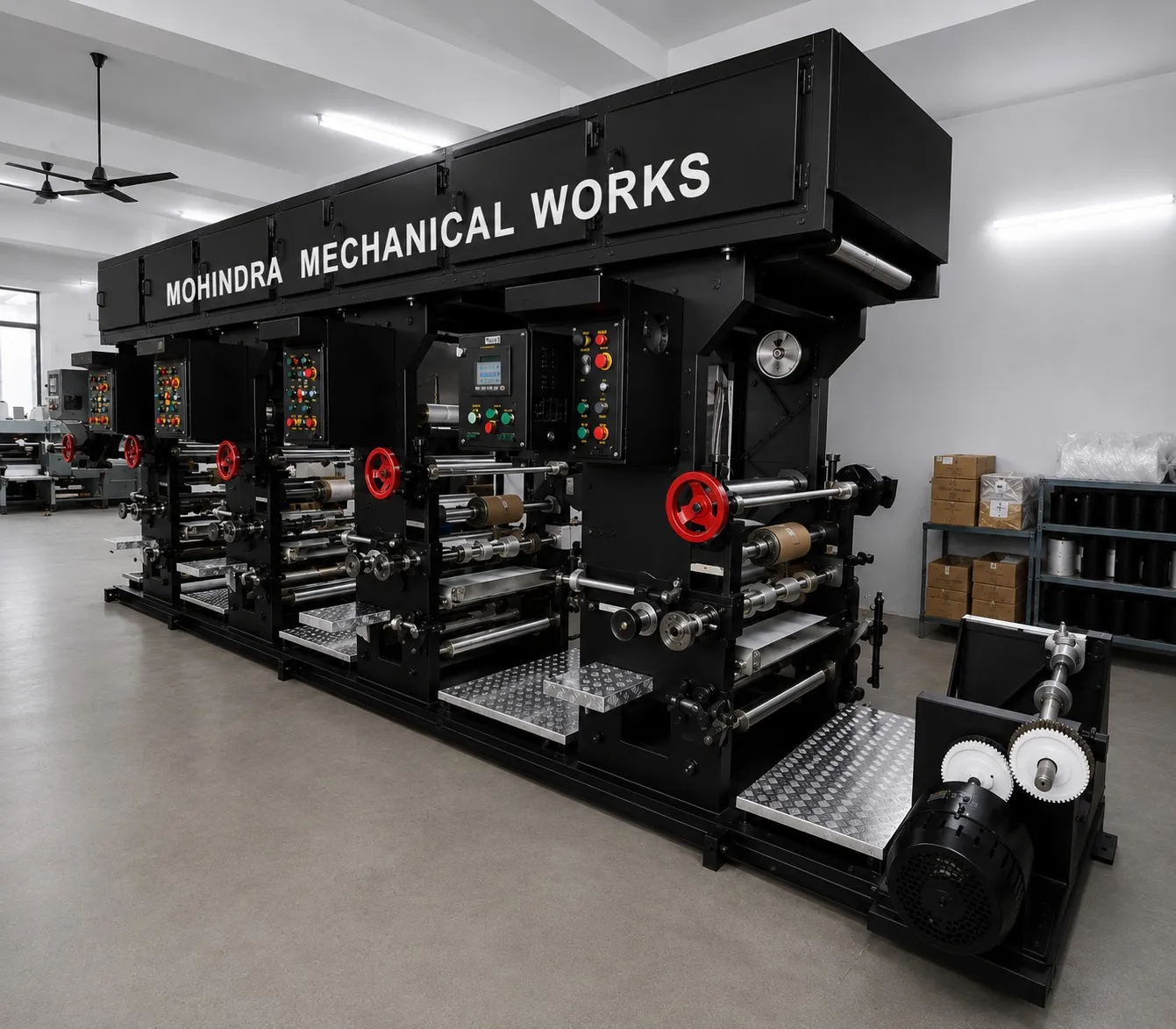 PVDC coated film printing and packaging machine