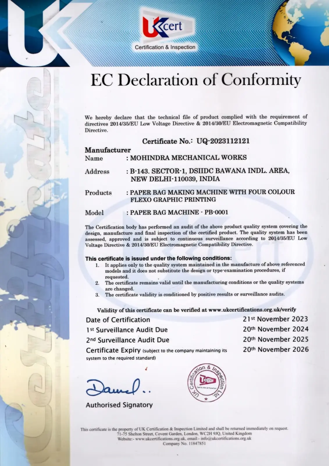 Certificate 4