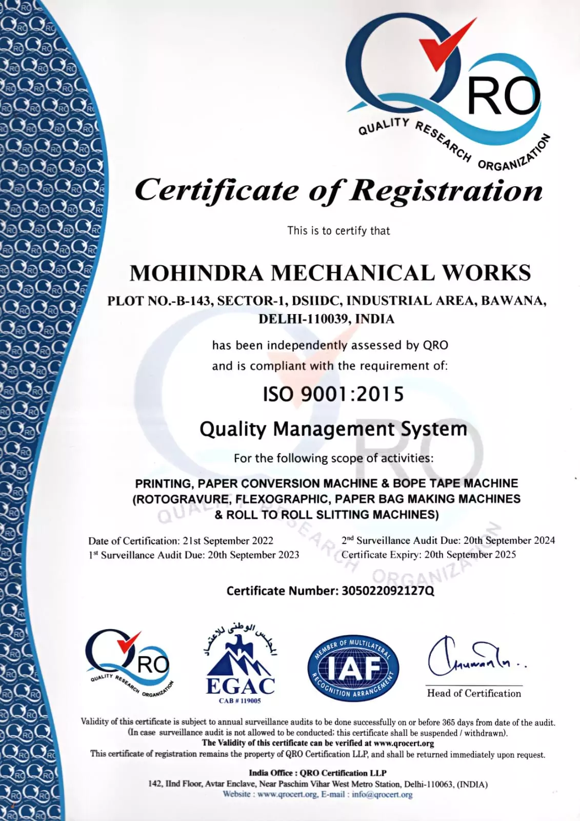 Certificate 1