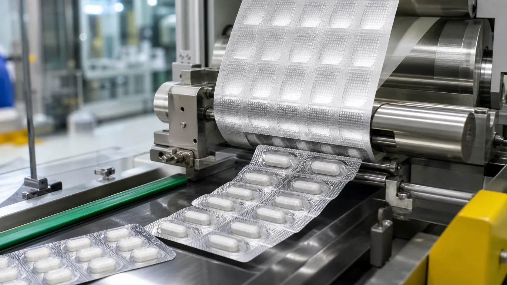 Printed pharmaceutical foil used for tablet blister sealing and medicine packaging